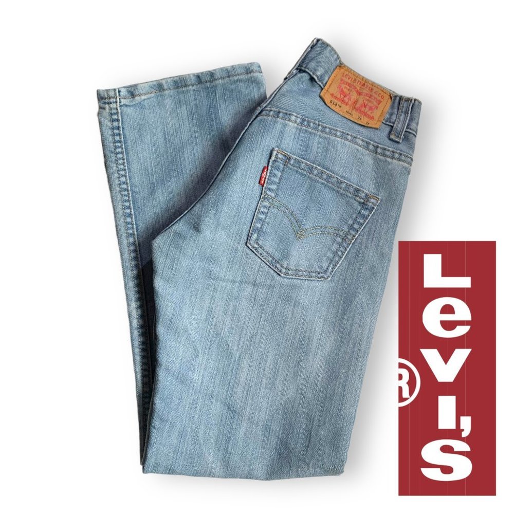 Boy's Levi's Jeans 514 Straight Size 10 Reg Faded Blue Denim 10 REG